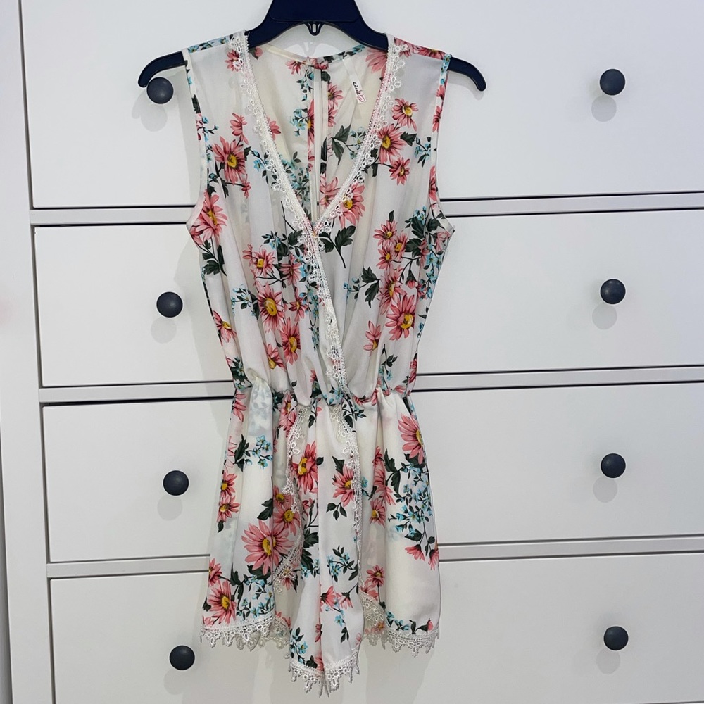 FLORAL ROMPER